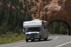 RV in Mountains